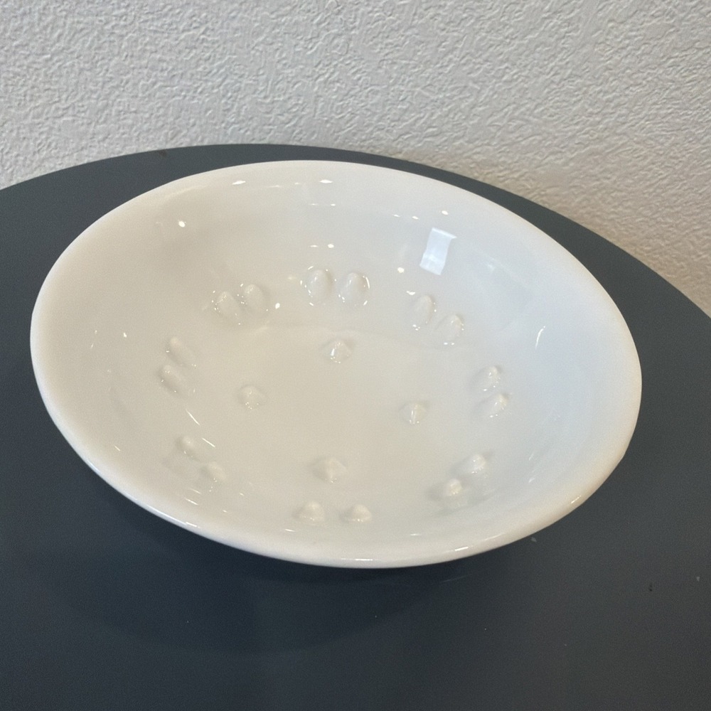 BIA Cordon Bleu Grapefruit Bowl White Ceramic Citrus Dish‎ Spiked 5.25"
